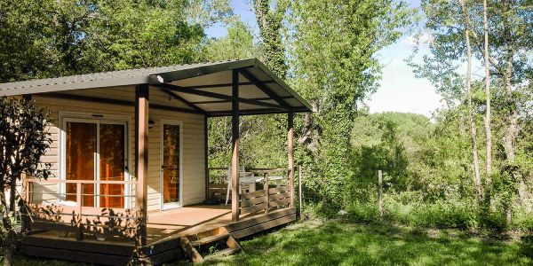 location chalet camping balazuc